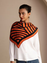 [Arcs Oranges] SilkSilky-FR Scarf 004
