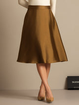 [Bronze] SilkSilky-FR 32Momme Soie Skirt 007