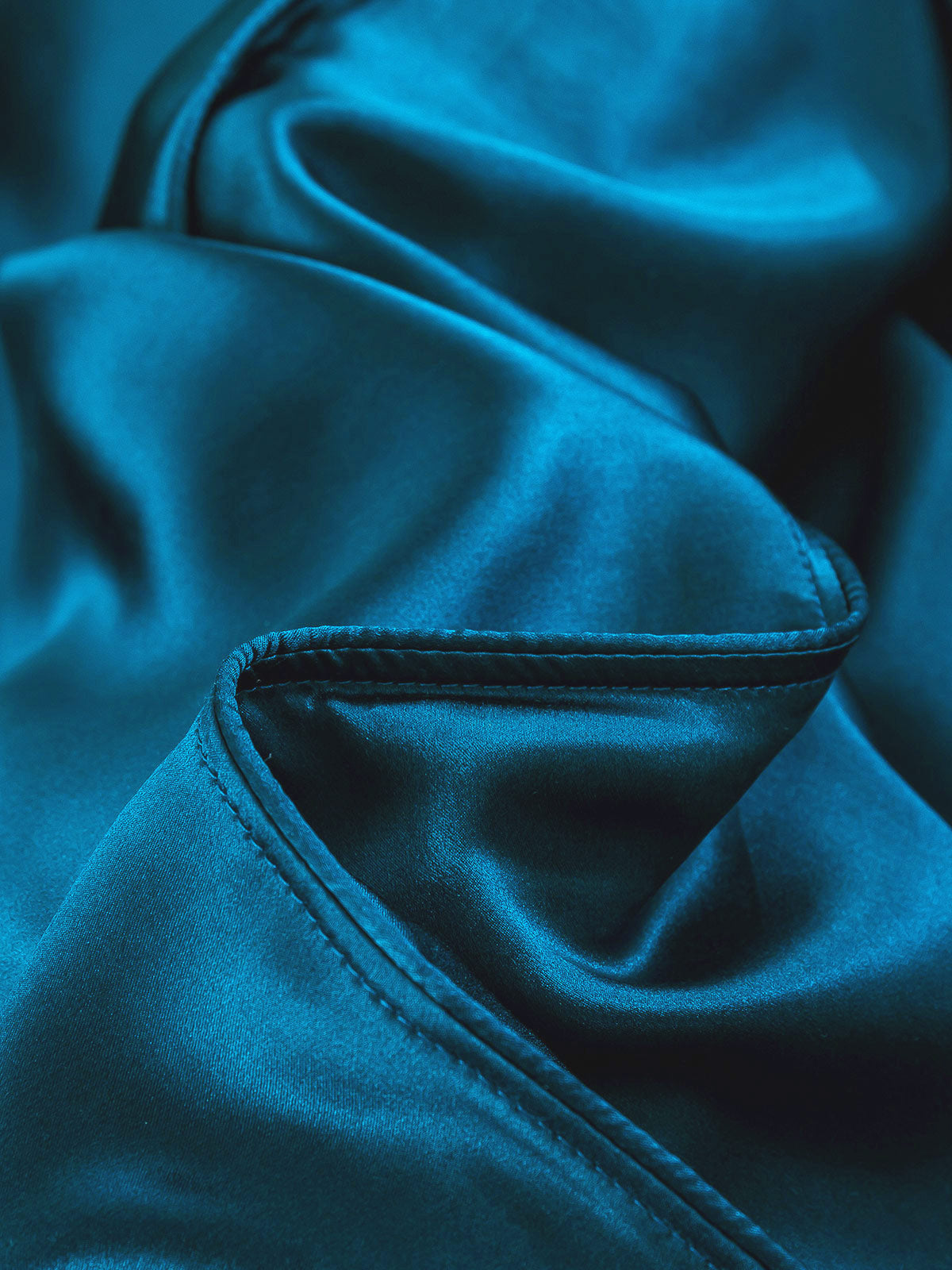 [Bleu Royal] SilkSilky-FR 19Momme Pure Soie Bedding Set 007