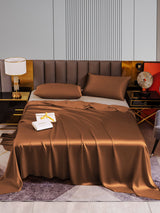 [Café] SilkSilky-FR 22Momme Parure de Lit Soie 001