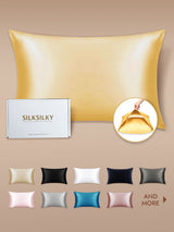[Champagne] SilkSilky-FR 22Momme Pure Soie Pillowcase 001
