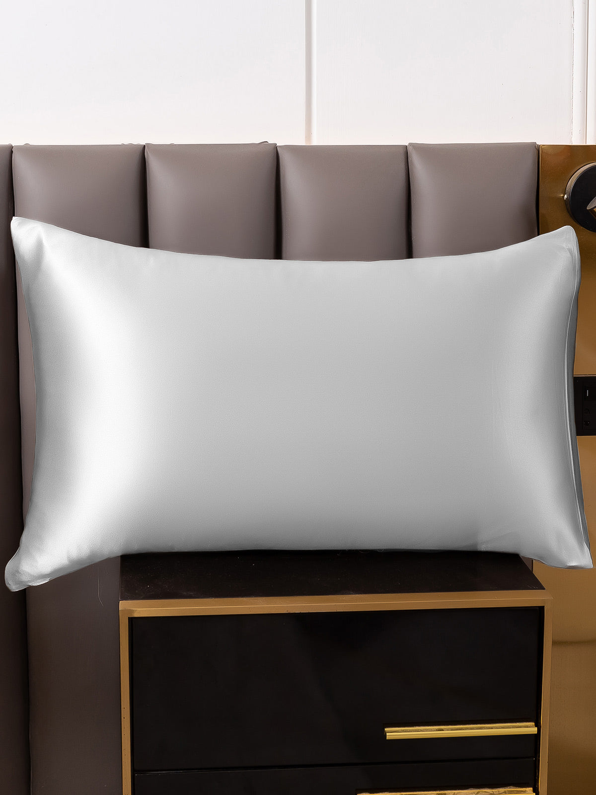[Argent] SilkSilky-FR 22Momme Pure Soie Pillowcase 001