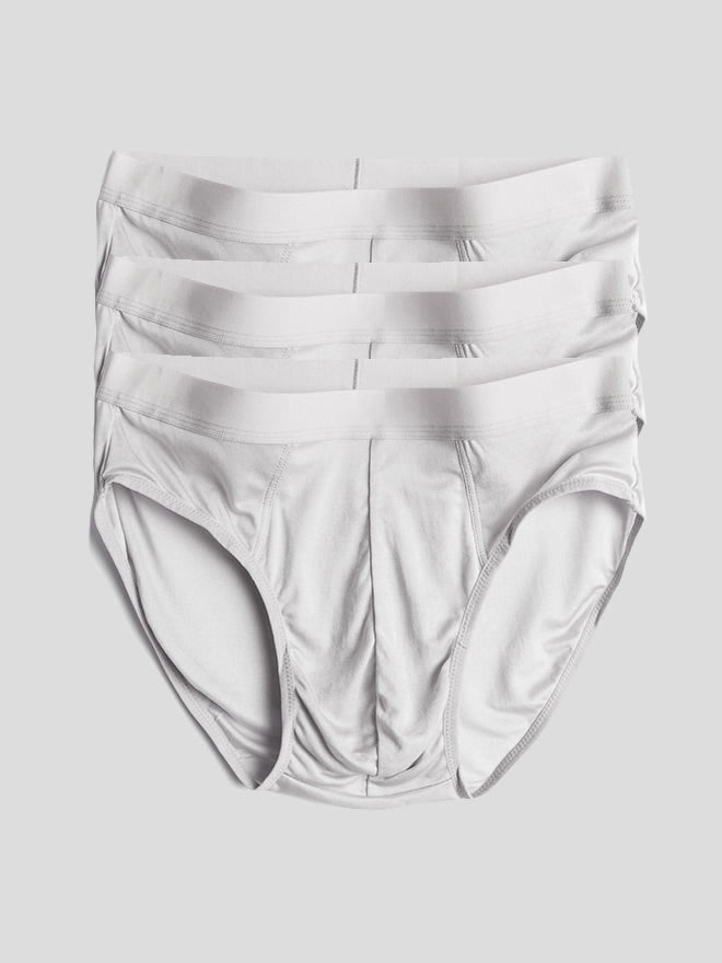 [Gris] SilkSilky-FR Pure Soie Mens Underwear 004
