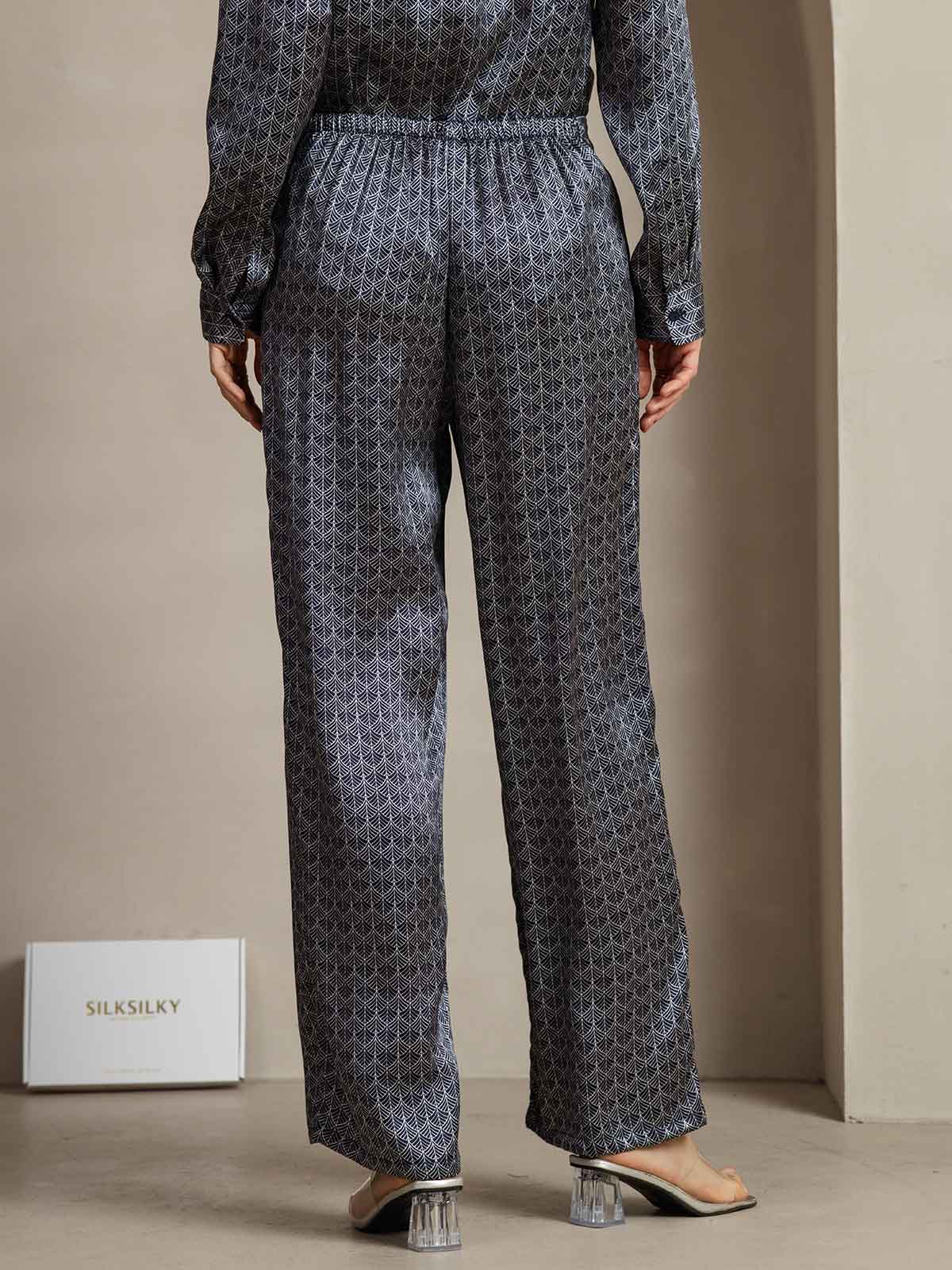 [Ginkgo Marine] SilkSilky-FR 19Momme Soie Womens Pants 002