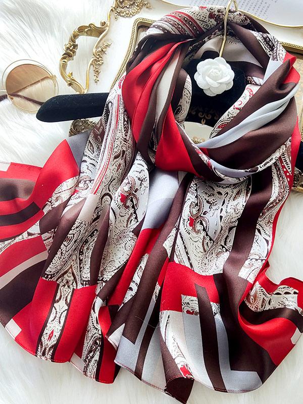 [P088] SilkSilky-FR Pure Soie Scarf 001