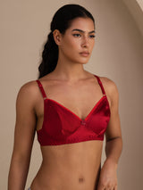 [Rouge Vineux] SilkSilky-FR Soutiens-gorge 005