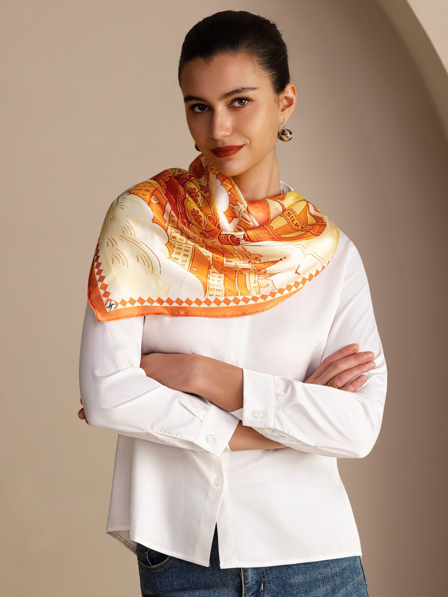 [Ballon Jaune] SilkSilky-FR Scarf 002