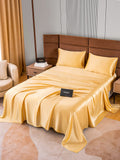 SilkSilky FR 22Momme Pure Soie Bedding Set Champagne 002