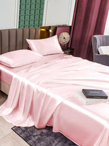 [Rose] SilkSilky-FR 25Momme Parure de Lit Soie 005