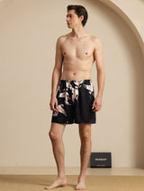 [Noir] SilkSilky-FR Mens Sleep Bottoms 006