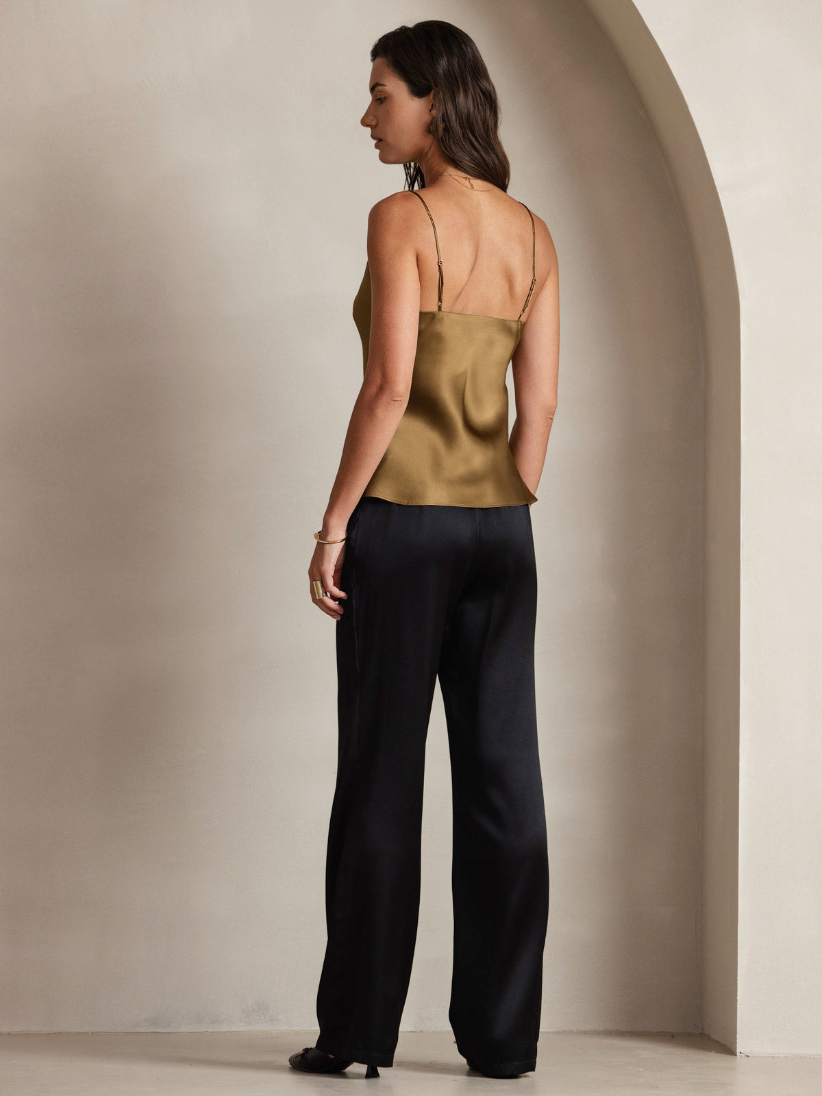 [Café] SilkSilky-FR Pure Soie Camisoles 002