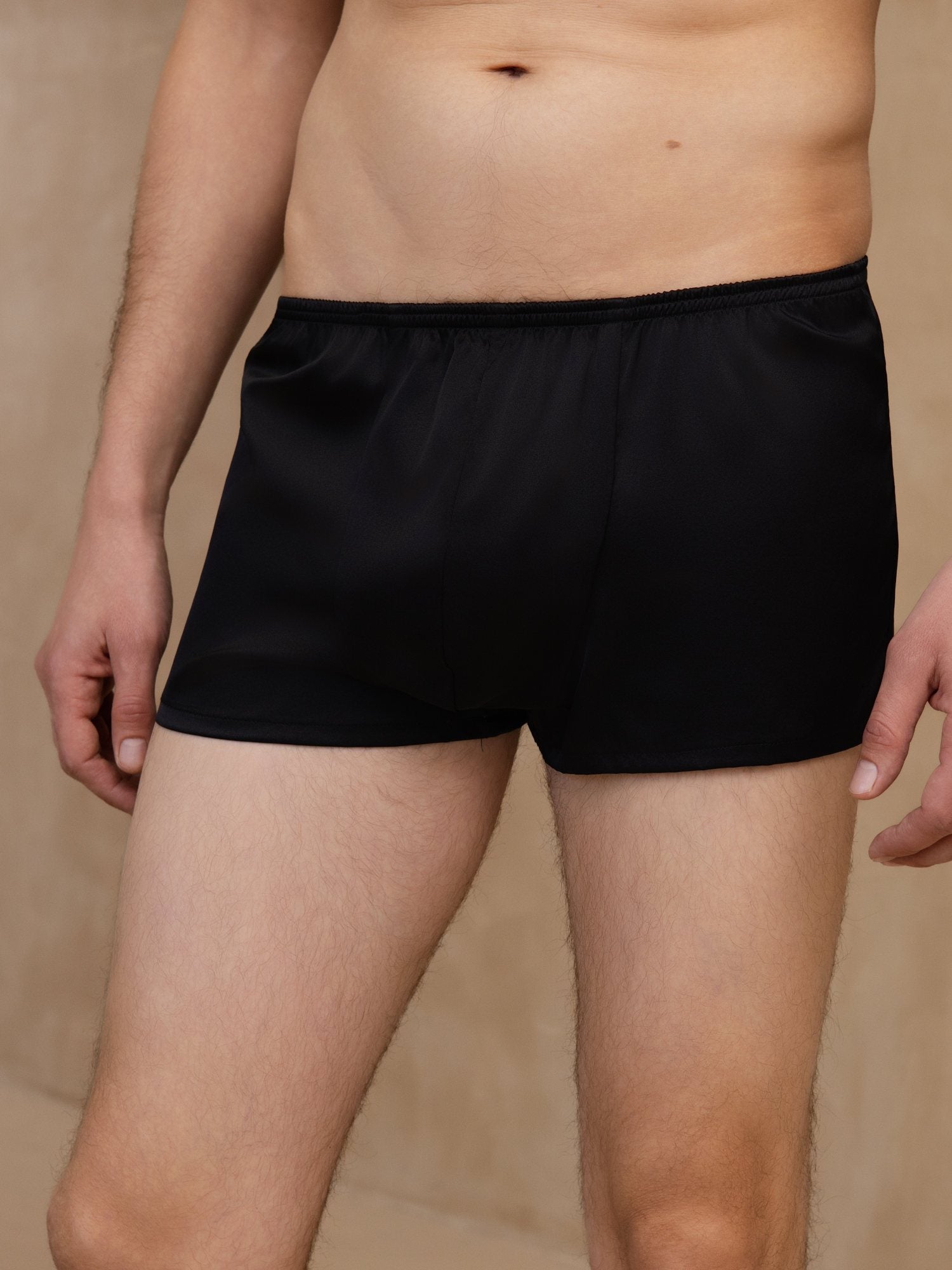 [Noir] SilkSilky-FR Mens Underwear 004