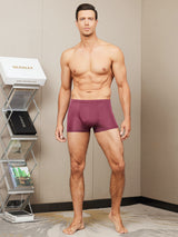 [Rouge Vineux] SilkSilky-FR Homme Sous-vêtements 005