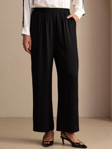 [Noir] SilkSilky-FR Womens Pants 001