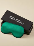 SilkSilky FR 19Momme Pure Soie Eye Mask Noir 004