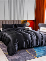 [Noir] SilkSilky-FR 22Momme Pure Soie Bedding Set 003,