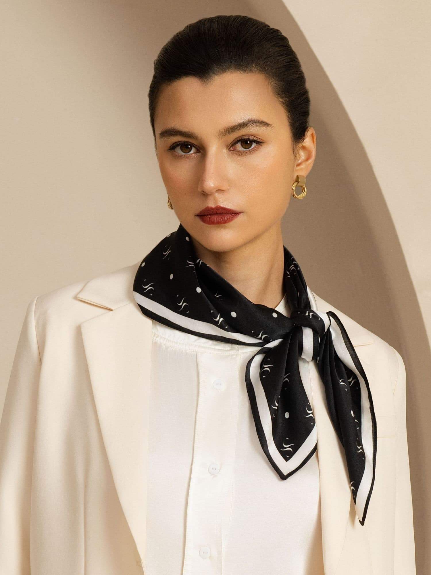 [P105] SilkSilky-FR Soie Scarf 002