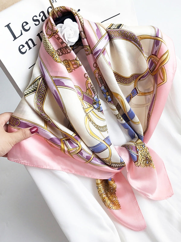 SilkSilky FR Pure Soie Scarf Gold 002