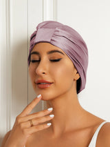 [Mauve Pâle] SilkSilky-FR Bonnets de Nuit 002