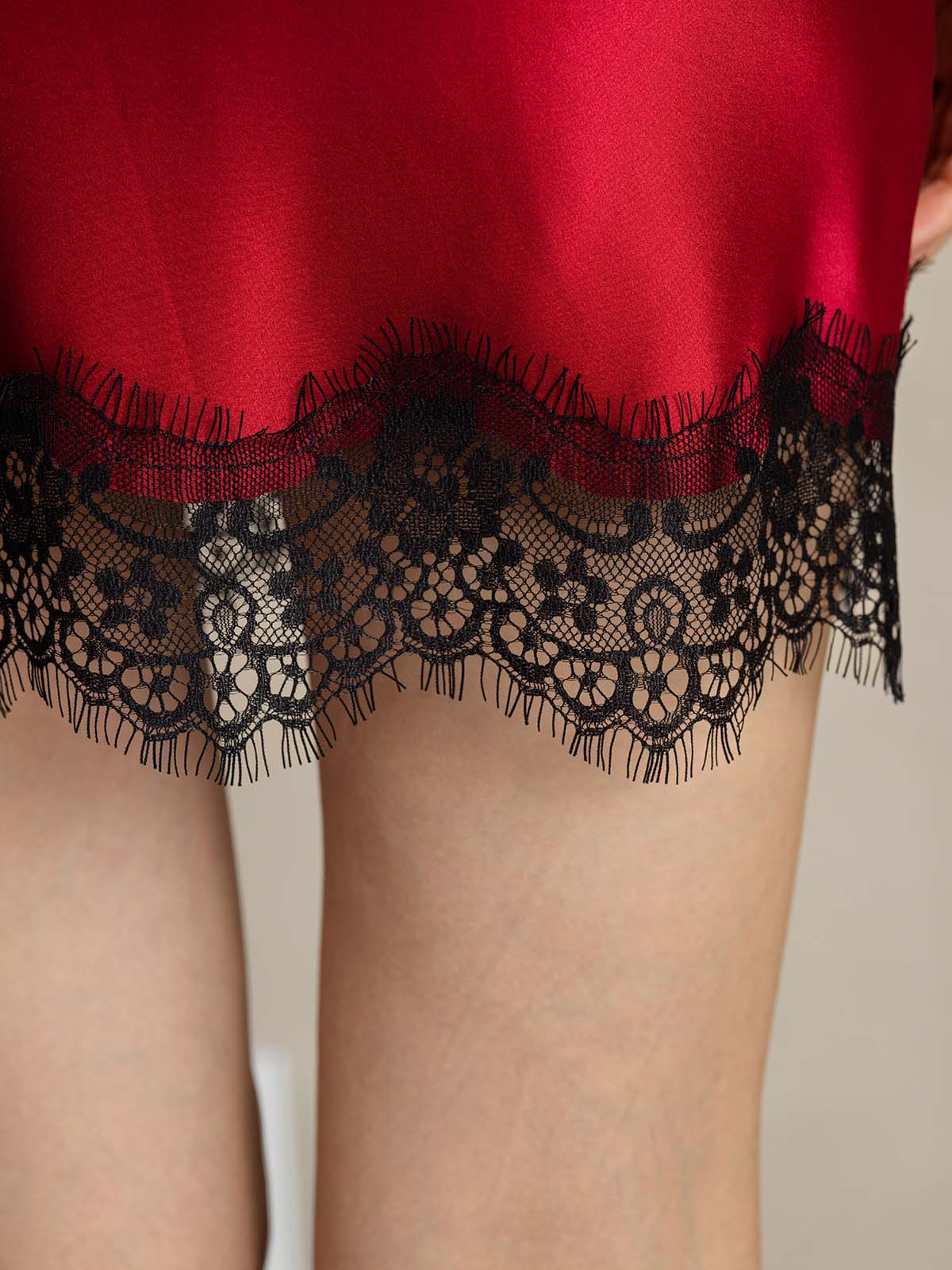 [Rouge Vineux] SilkSilky-FR 19Momme Soie Skirt 005