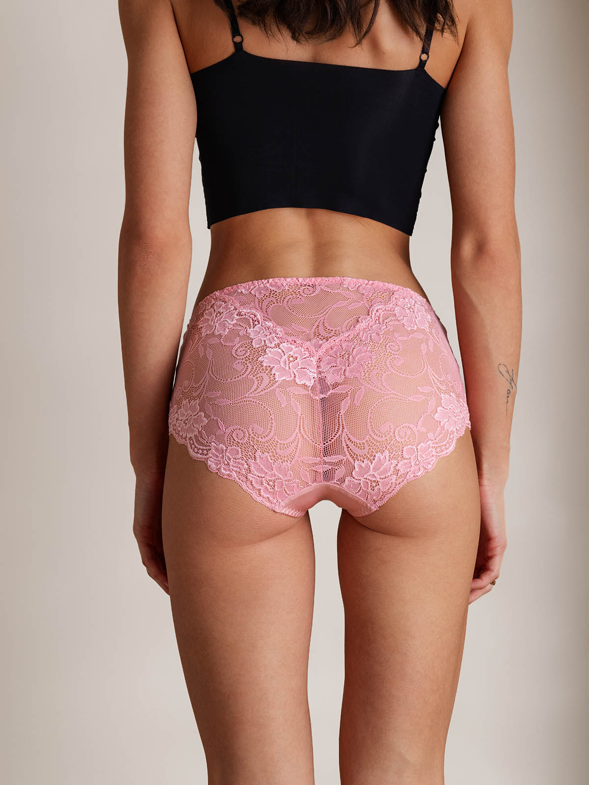 [Rose] SilkSilky-FR Soie Tricotée Panty 003
