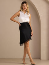 [Noir] SilkSilky-FR Skirt 008