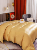 SilkSilky FR 19Momme Pure Soie Duvet Cover Champagne 004