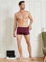 [Rouge Vineux] SilkSilky-FR Homme Sous-vêtements 004