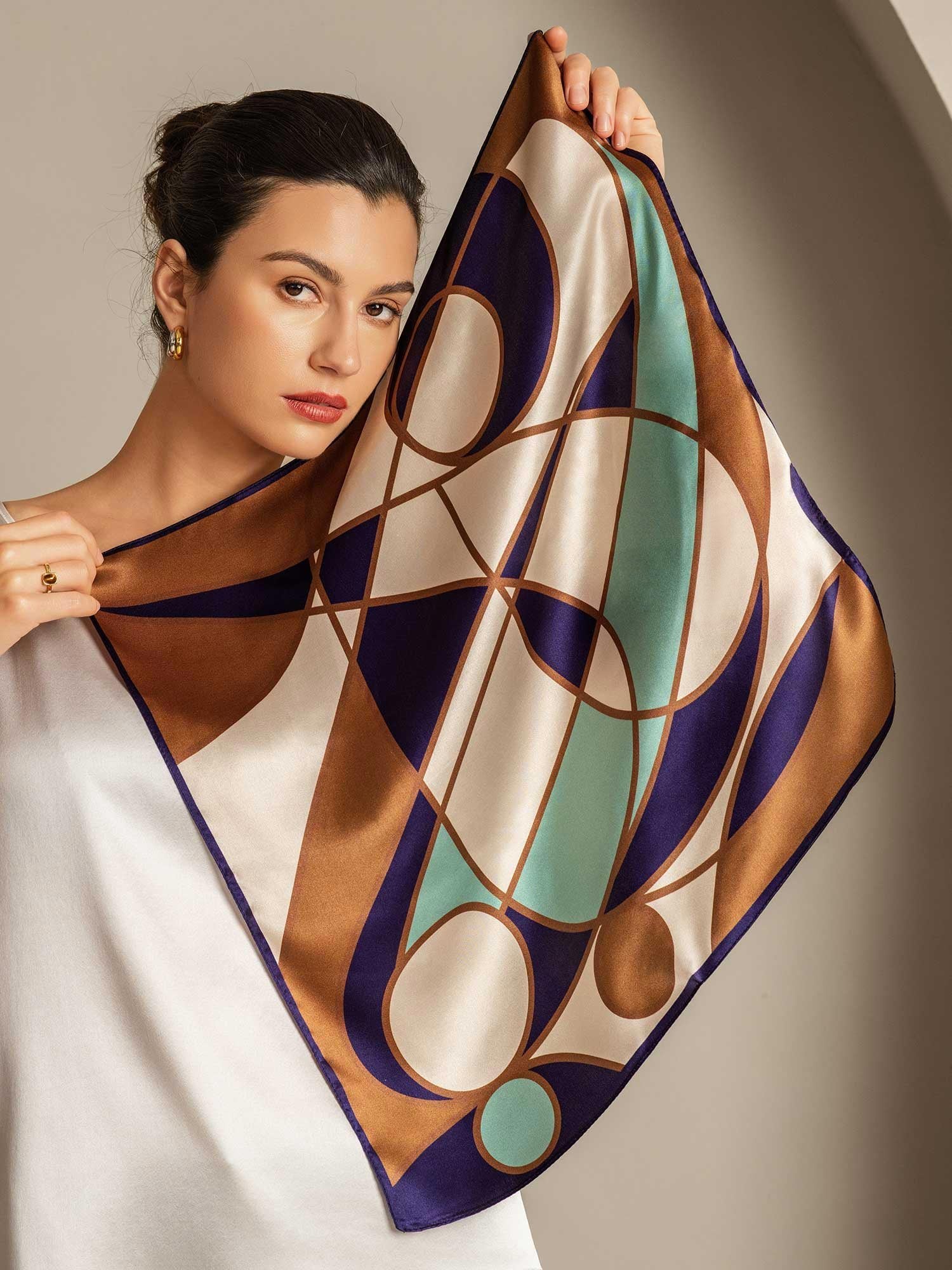 [P104] SilkSilky-FR Soie Scarf 004,