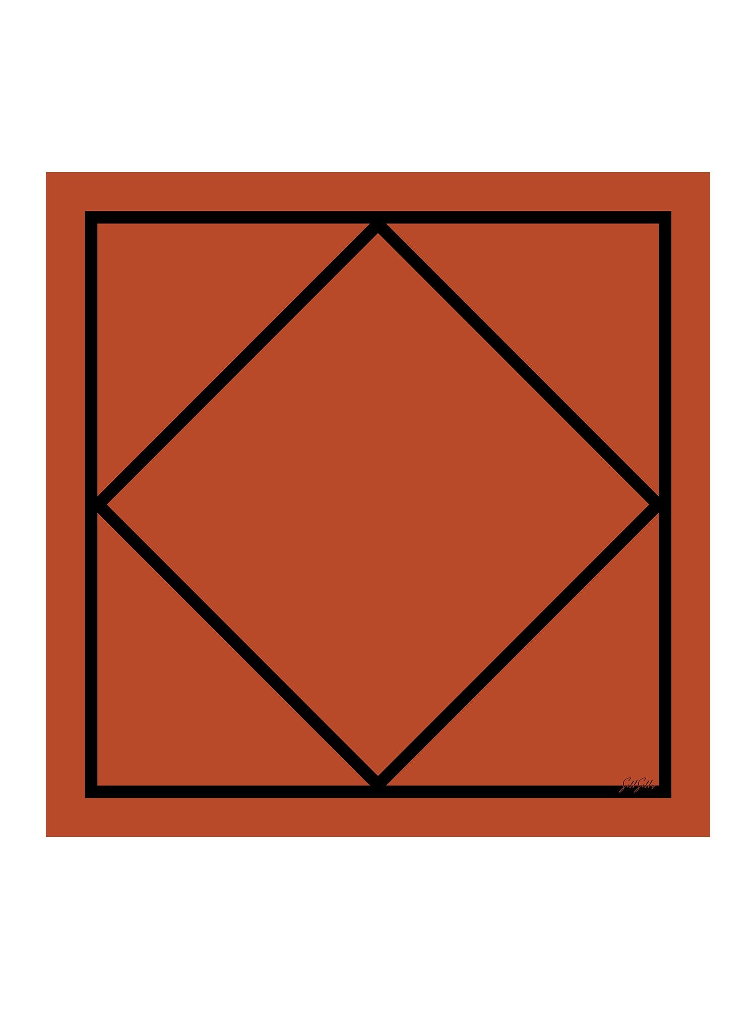 [Carré Orange] SilkSilky-FR Scarf 001