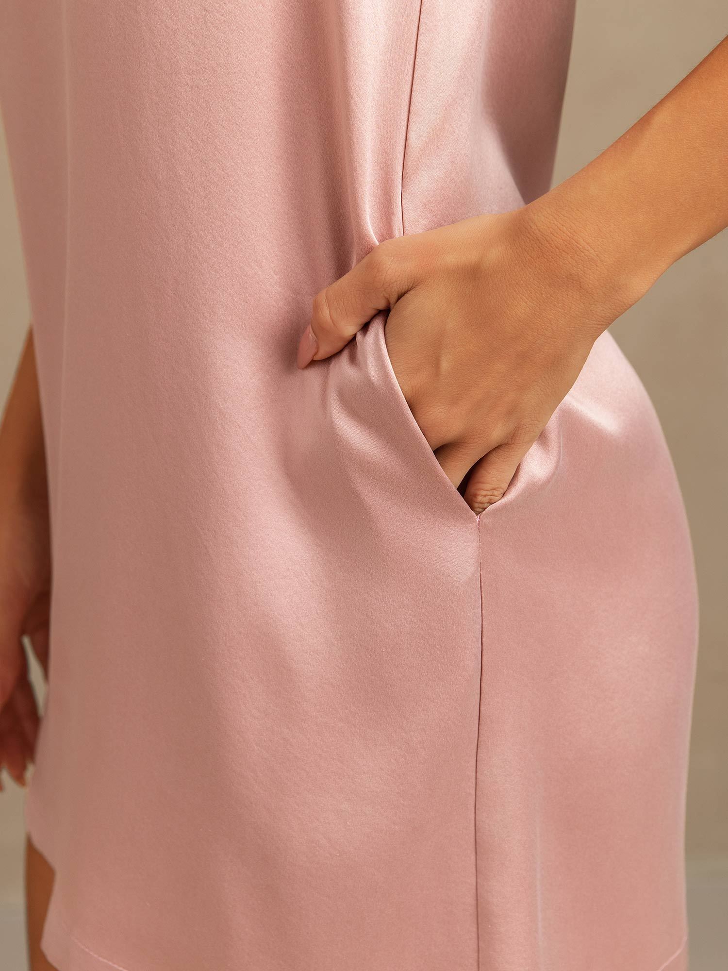 [Peau De Pêche] SilkSilky-FR 19Momme Soie Nightgown 005