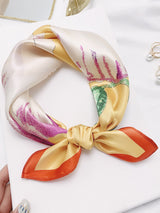 [P048] SilkSilky-FR Pure Soie Scarf 001
