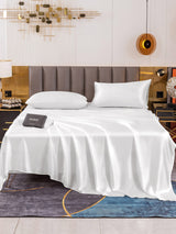 [Blanc] SilkSilky-FR 19Momme Parure de Lit Soie 002