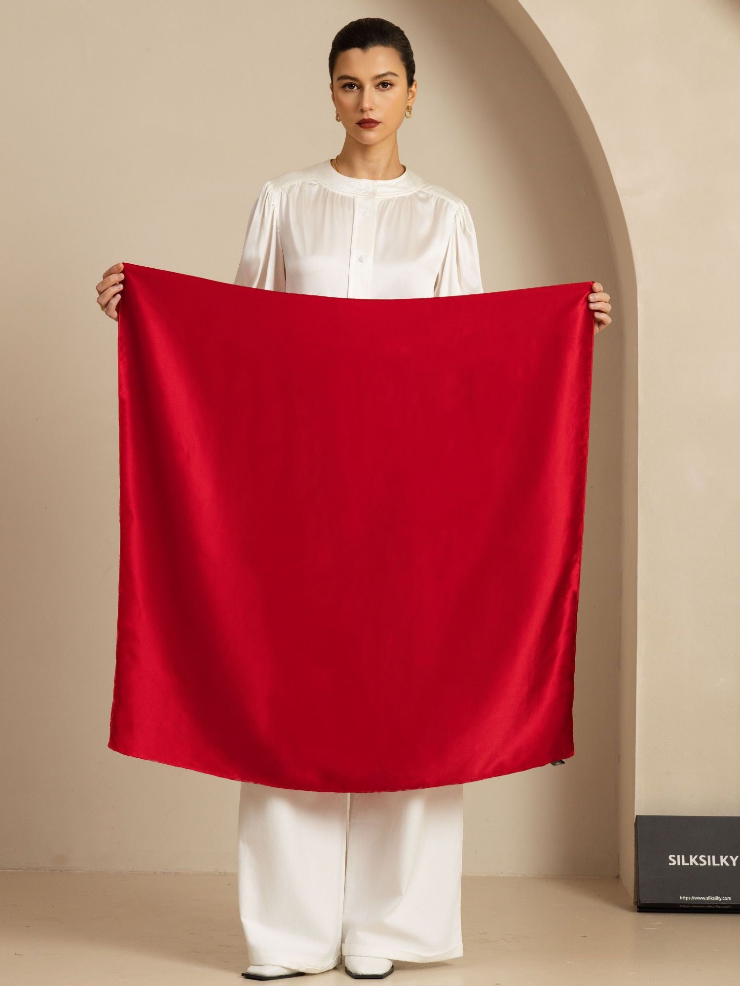 [RougeVineux] SilkSilky-FR Soie Scarf 002