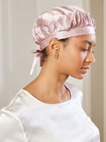 SilkSilky FR Pure Soie Sleep Cap Rose 003