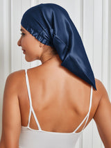 [Bleu Foncé] SilkSilky-FR Bonnets de Nuit 001
