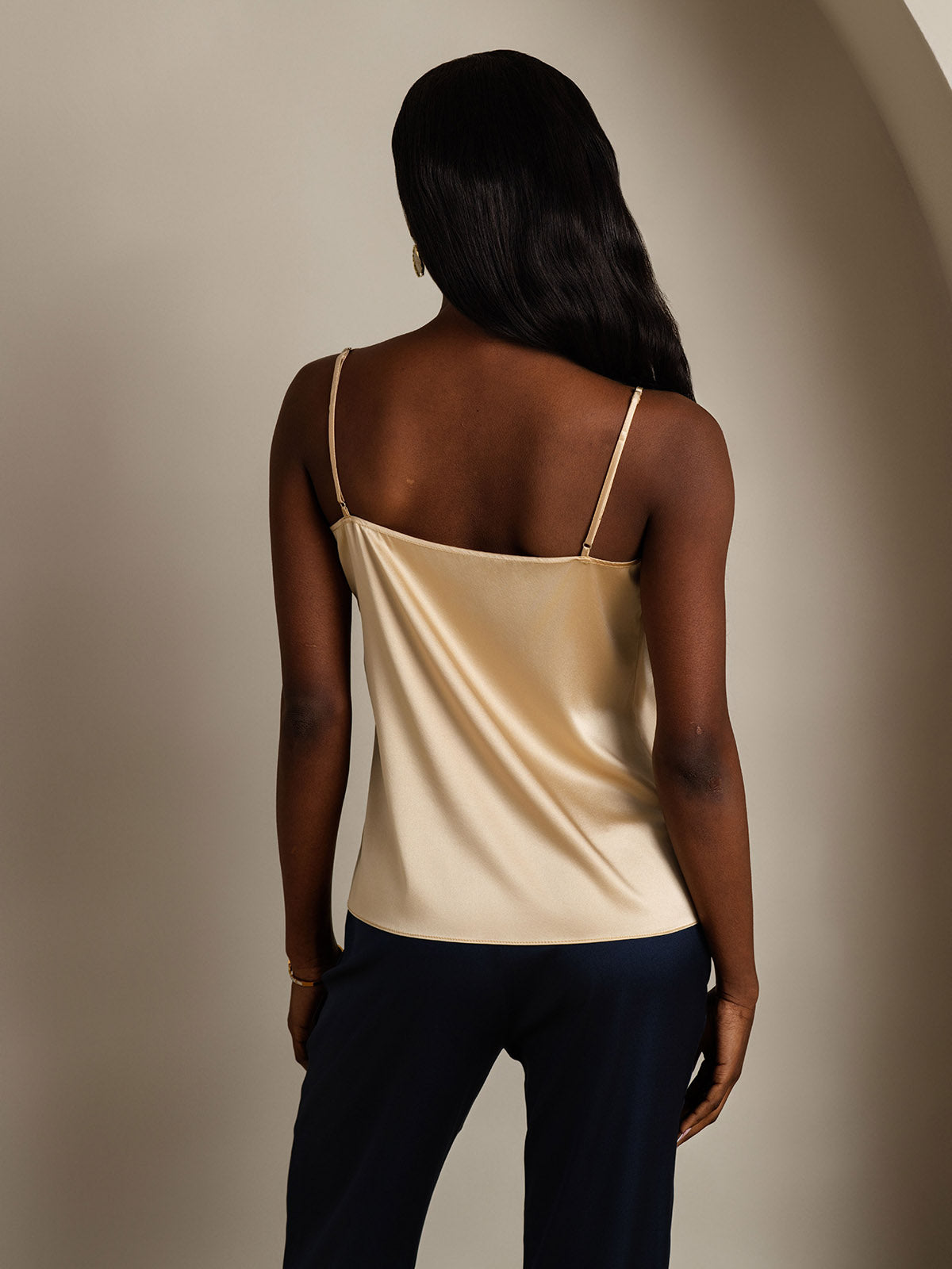 [Champagne] SilkSilky-FR 19Momme Soie Camisoles 002
