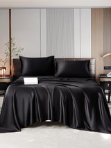[Noir] SilkSilky-FR 22Momme Pure Soie Bedding Set 001,
