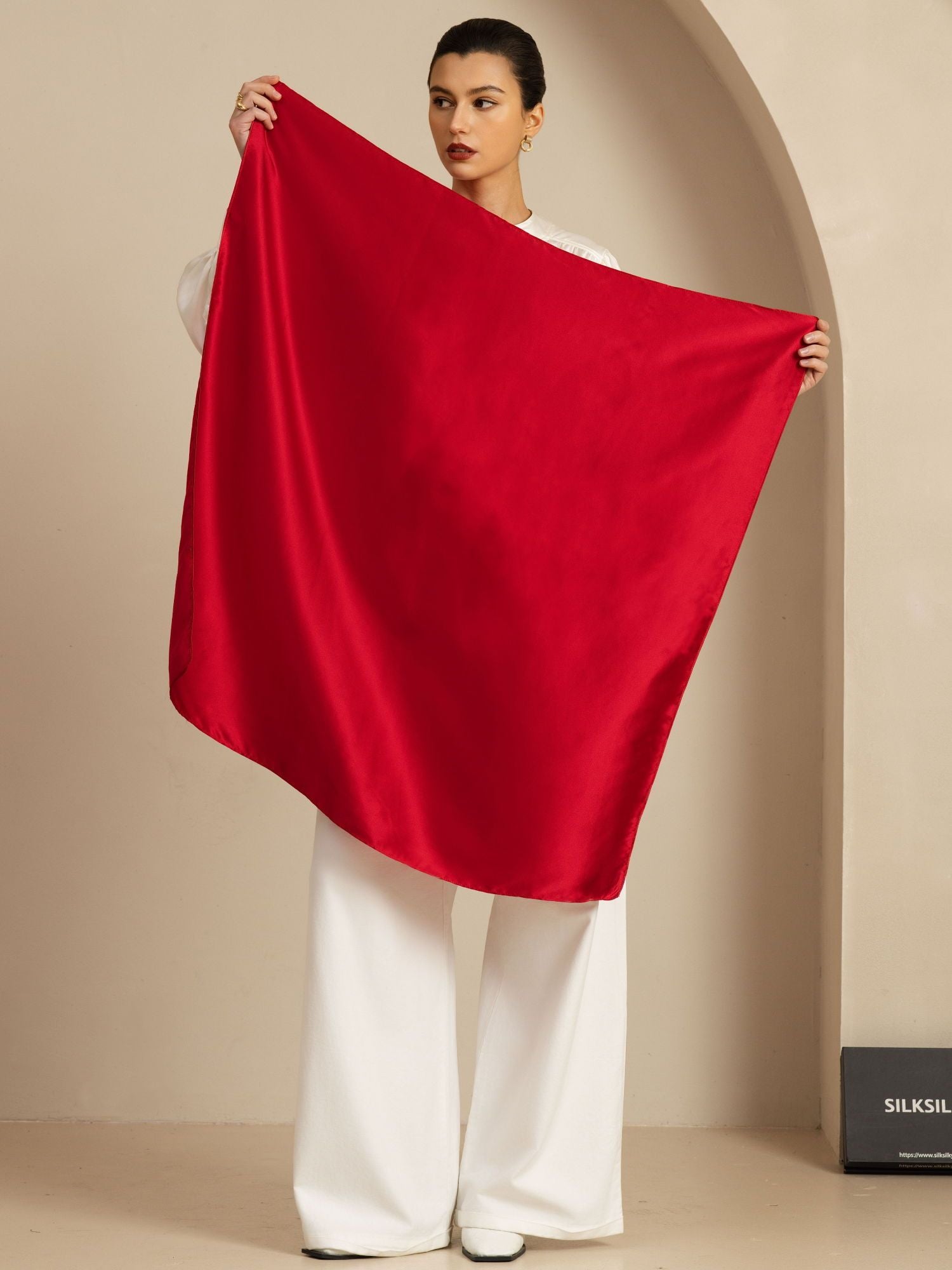 [RougeVineux] SilkSilky-FR Soie Scarf 003