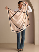 [Carré Beige] SilkSilky-FR Scarf 005