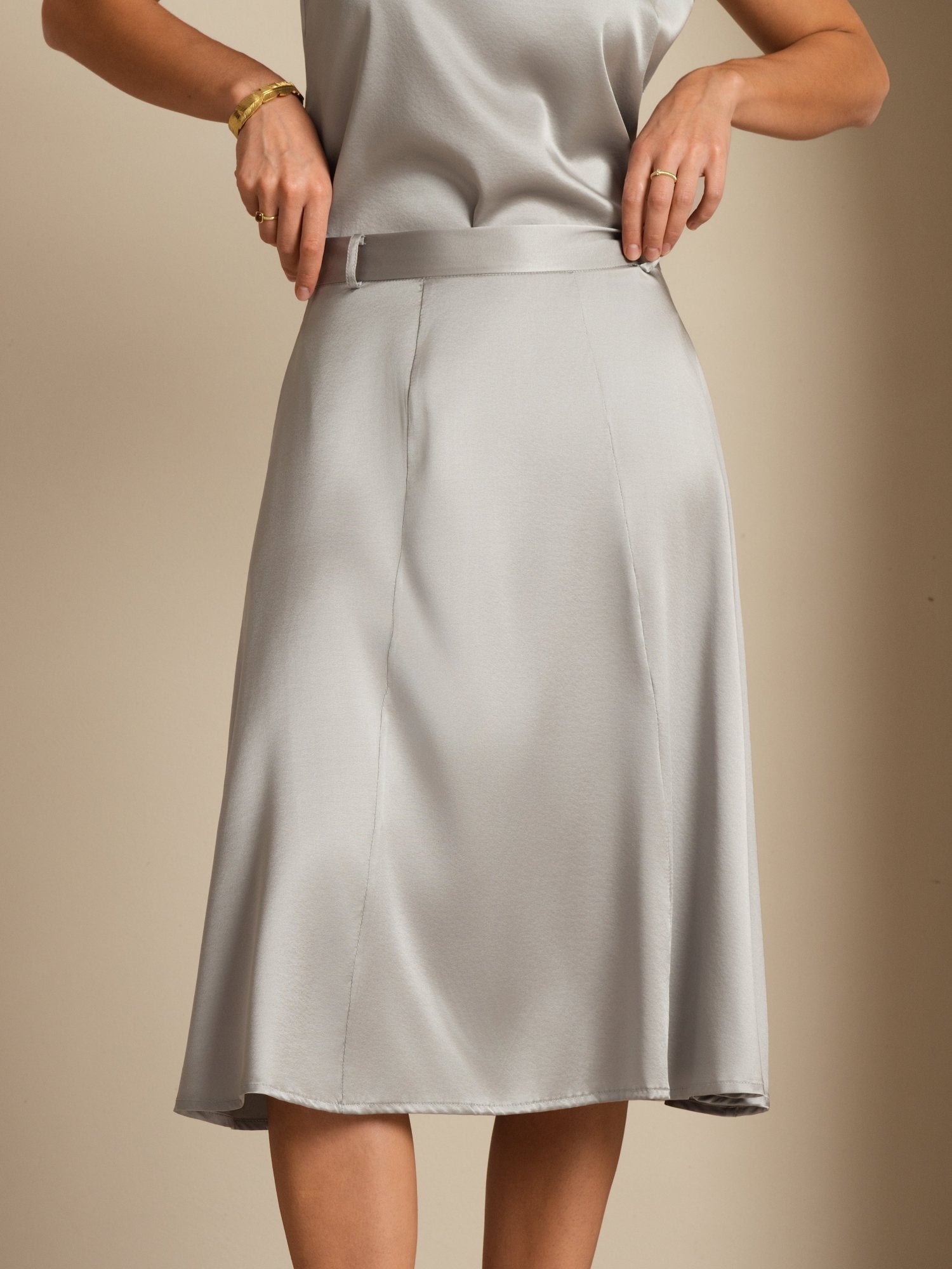 [GrisGriffin] SilkSilky-FR 19Momme Soie Skirt 004