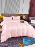 SilkSilky FR 22Momme Pure Soie Bedding Set Rose 004