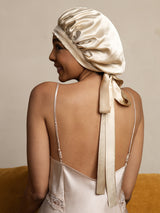 [Beige] SilkSilky-FR Bonnets de Nuit 005