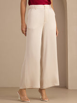 [Beige] SilkSilky-FR Womens Pants 003
