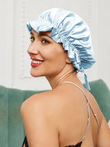 [Bleu Clair] SilkSilky-FR Bonnets de Nuit 003