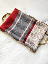 [P090] SilkSilky-FR Pure Soie Scarf 002