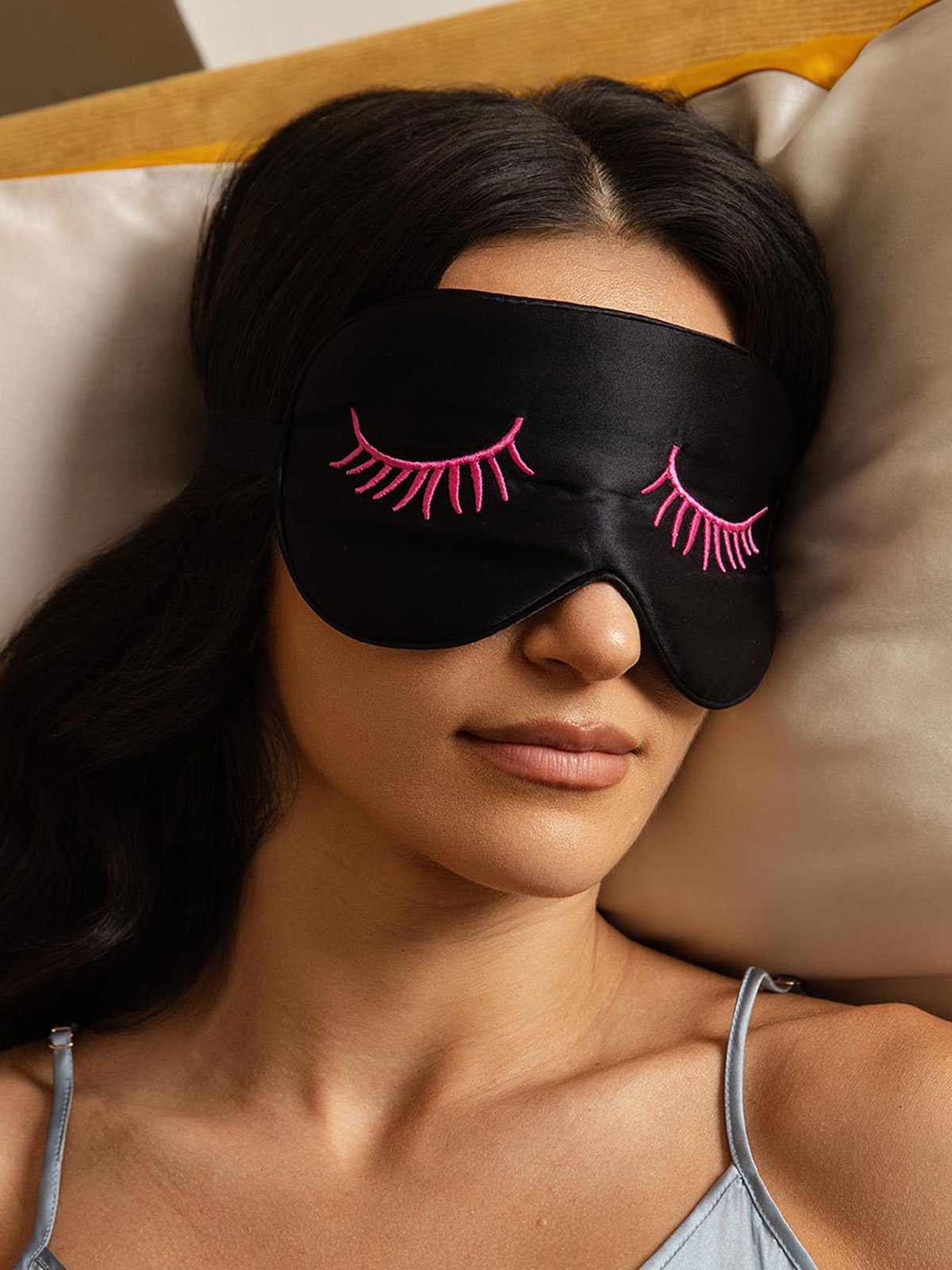 [CilsRoses] SilkSilky-FR Soie Eye Mask 003