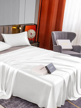 [Blanc] SilkSilky-FR 22Momme Parure de Lit Soie 004