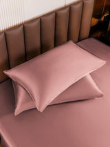 [Mauve Pâle] SilkSilky-FR 30Momme Taies d'Oreiller 004