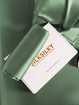 [Vert Grisâtre] SilkSilky-FR 30Momme Taies d'Oreiller 007